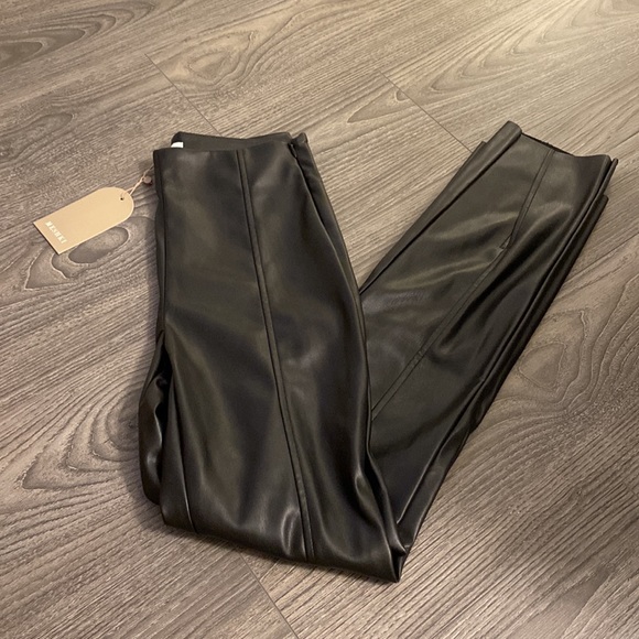 Faux Leather Split Pant* - Picture 6 of 6